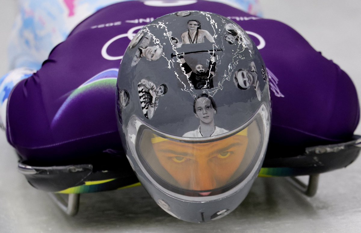 Vladyslav Heraskevych says the IOC has banned his helmet paying tribute to Ukrainian sportspeople who were killed in the war by Russia.

The Ukrainian skeleton racer said the decision "breaks my heart."

How can paying tribute to the dead be construed as a political statement?!