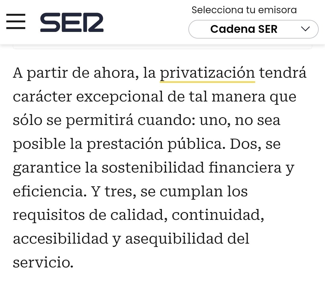 <a href="/La_SER/">Cadena SER</a> <a href="/mariolalourido/">Mariola Lourido</a> El titular, el cuerpo de la noticia. Vamos,que no.
