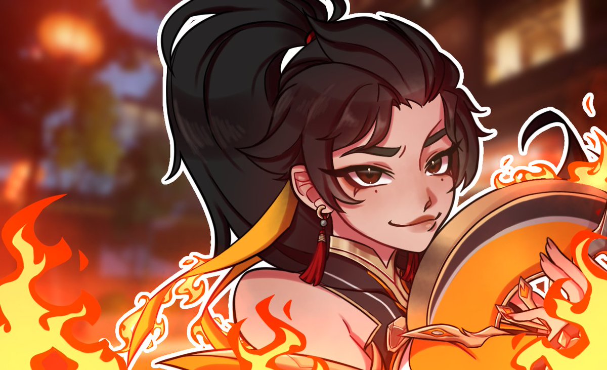 Thumbnails que eu fiz para um vídeo com a dps nova <3
#Anran #Overwatch