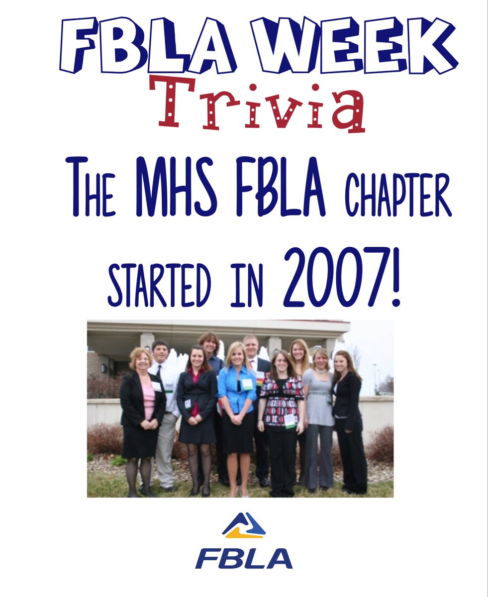 We had a great start to our FBLA Week fun today!Lots of students answered trivia questions and took part in the scavenger hunt.We always like to pay homage to the original chapter, and to the first FBLA adviser at Marysville High School, Lynn Kracht.Thanks for getting us started!