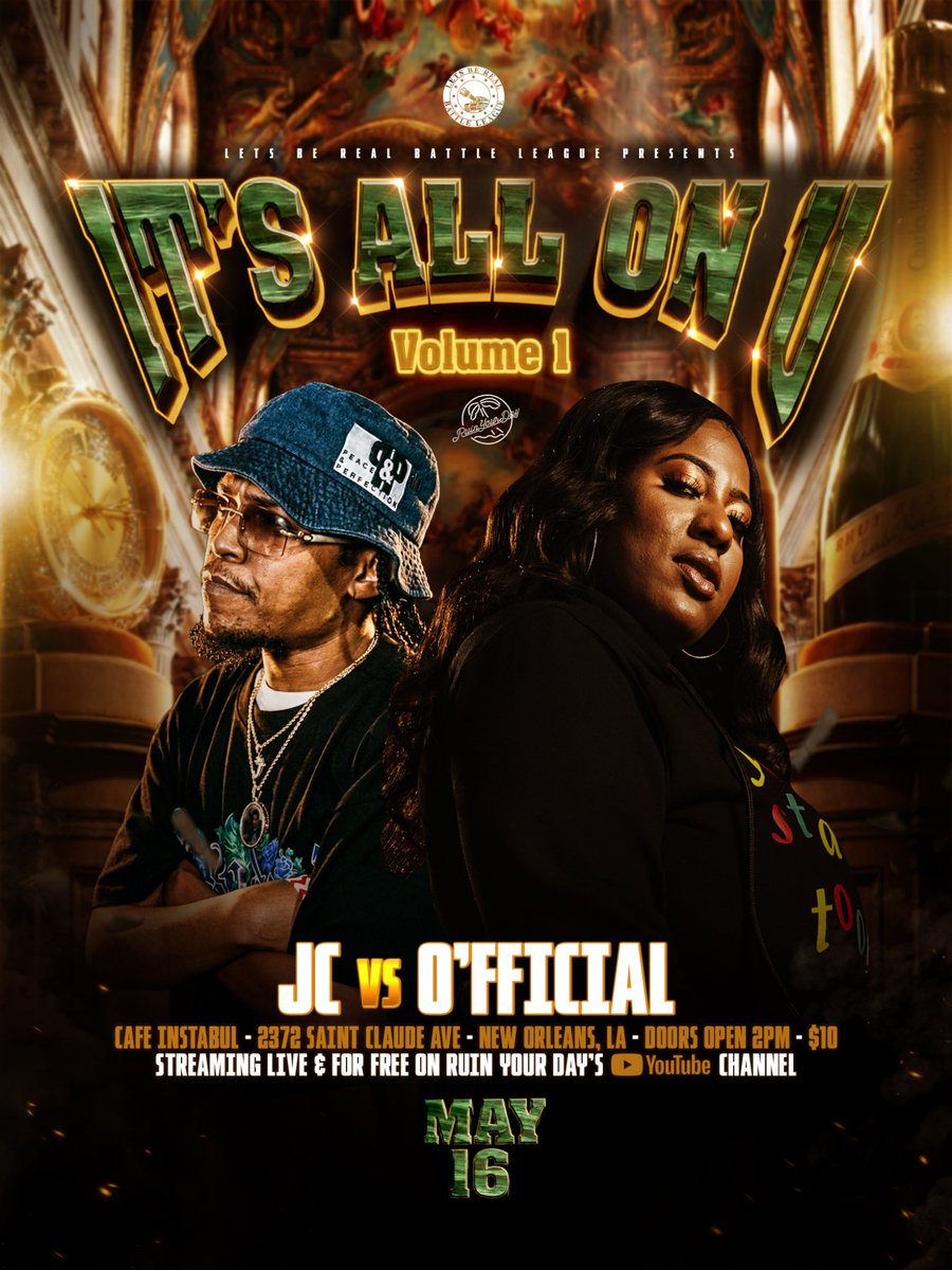 Two Crowns, One Throne 👑 🏰

JC vs O’fficial going down on “Let’s Be Real”

#IAOU #TheReaper #Goatficial