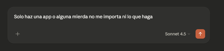 Peak vibe coding: simplemente hazlo, sea lo que sea