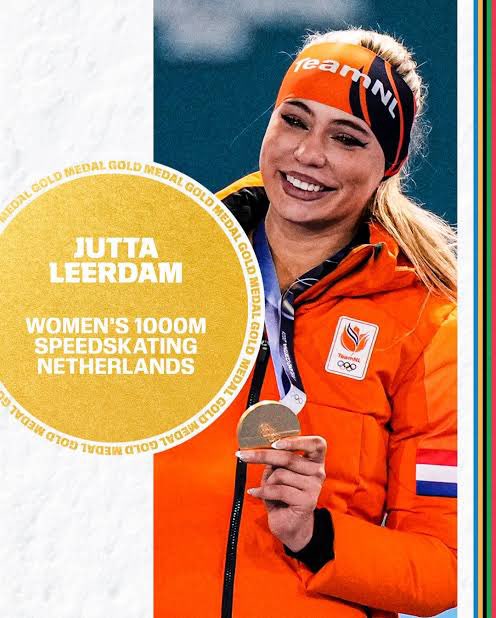Jutta Leerdam gold 👏👏👏👏👏🇳🇱 
#Olympics2026 #Jutta