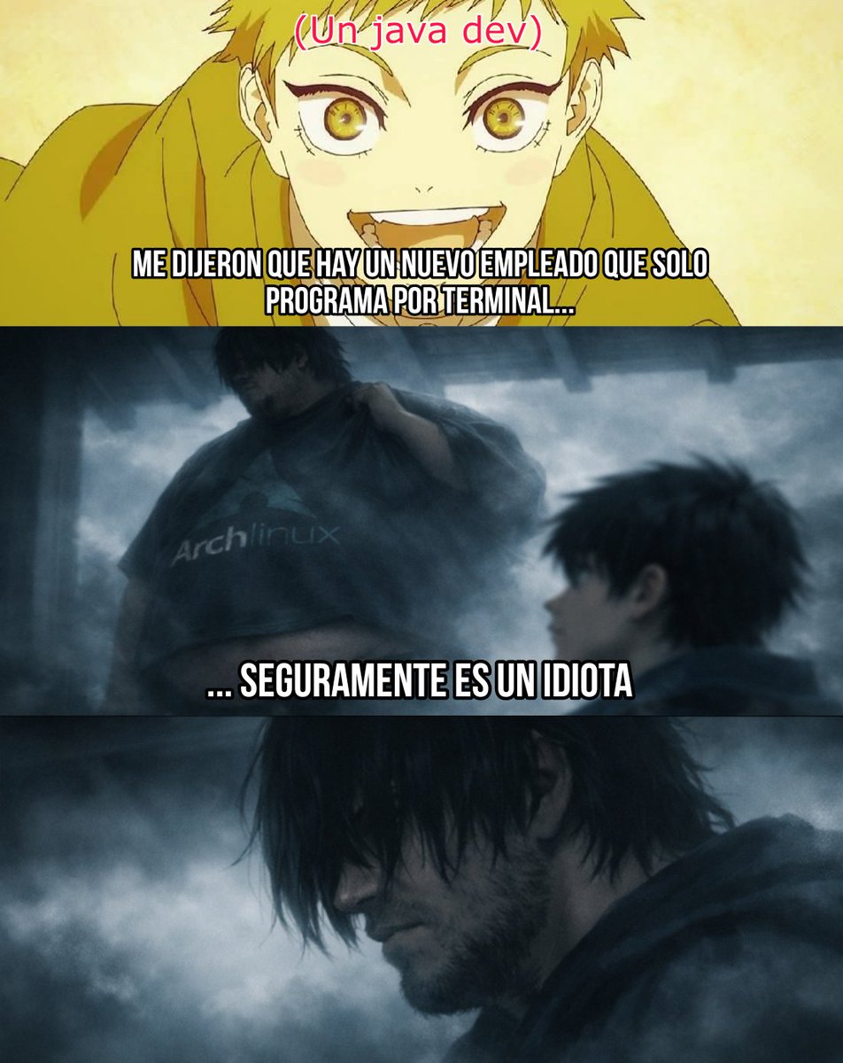 ahh segui con meme linuxeros