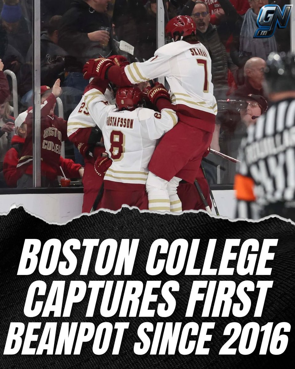 GameNotesBud's tweet image. THE BC EAGLES ARE YOUR 2026 BEANPOT CHAMPIONS 🏆 🦅