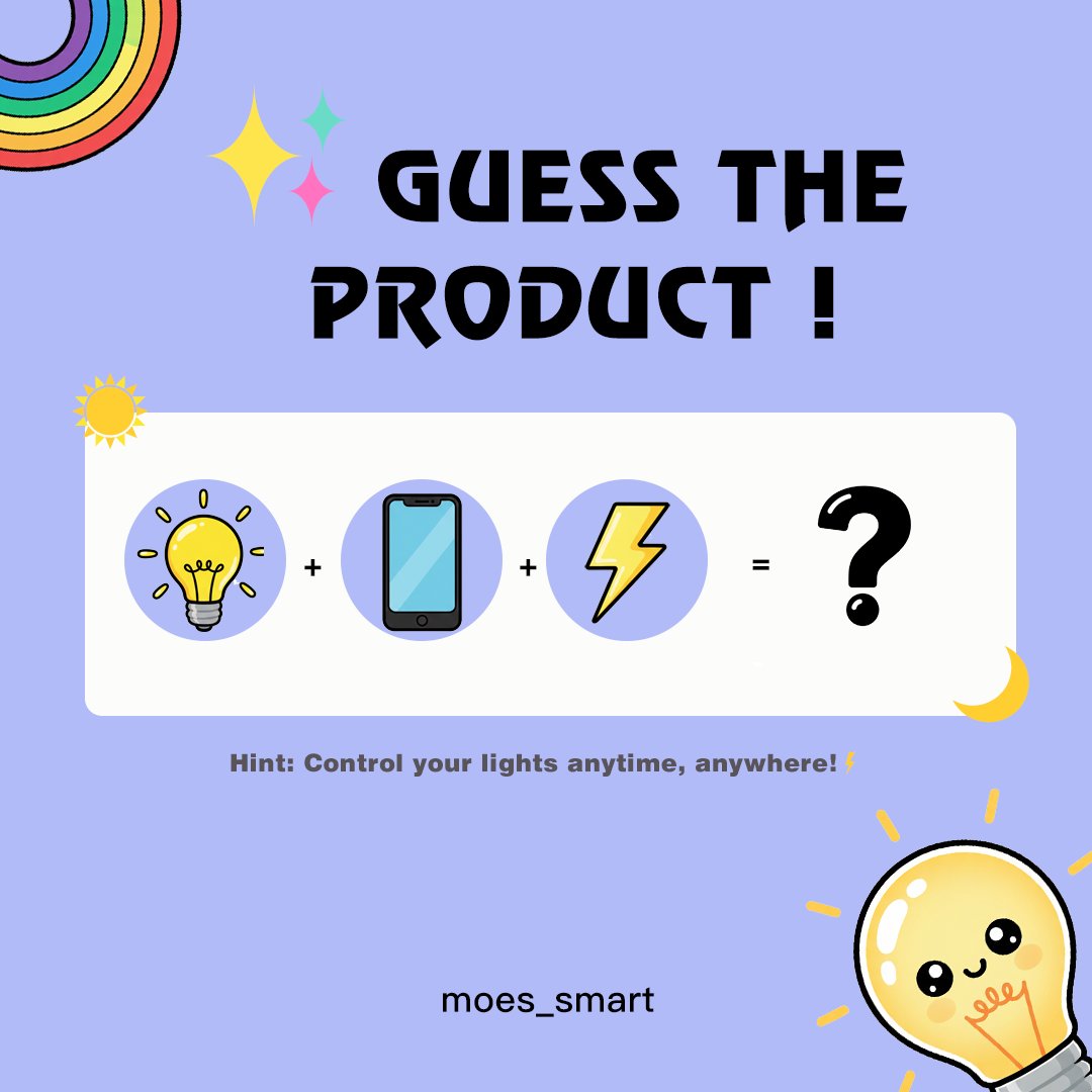 moes_smart's tweet image. Can you guess the product? 🧐💡

We’ve combined light, technology, and pure convenience into one tiny device. Put these icons together and tell us: What’s the product?

👇 Drop your answer in the comments!

#SmartHome #Moes #SmartLighting #SmartSwitch #HomeAutomation #SmartBulb