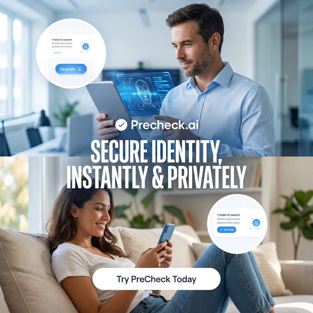 Find your face online. 

Precheck.ai