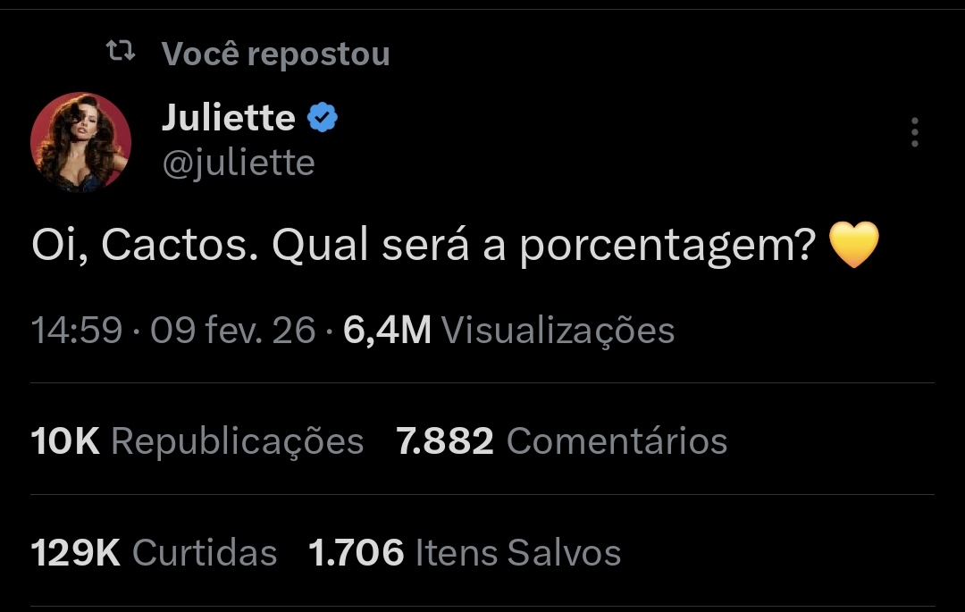 luancarlus's tweet photo. em choque com o engajamento dessa publi. ela raspando metade do prêmio só com esse tweet aqui https://t.co/O0ExCipAyj