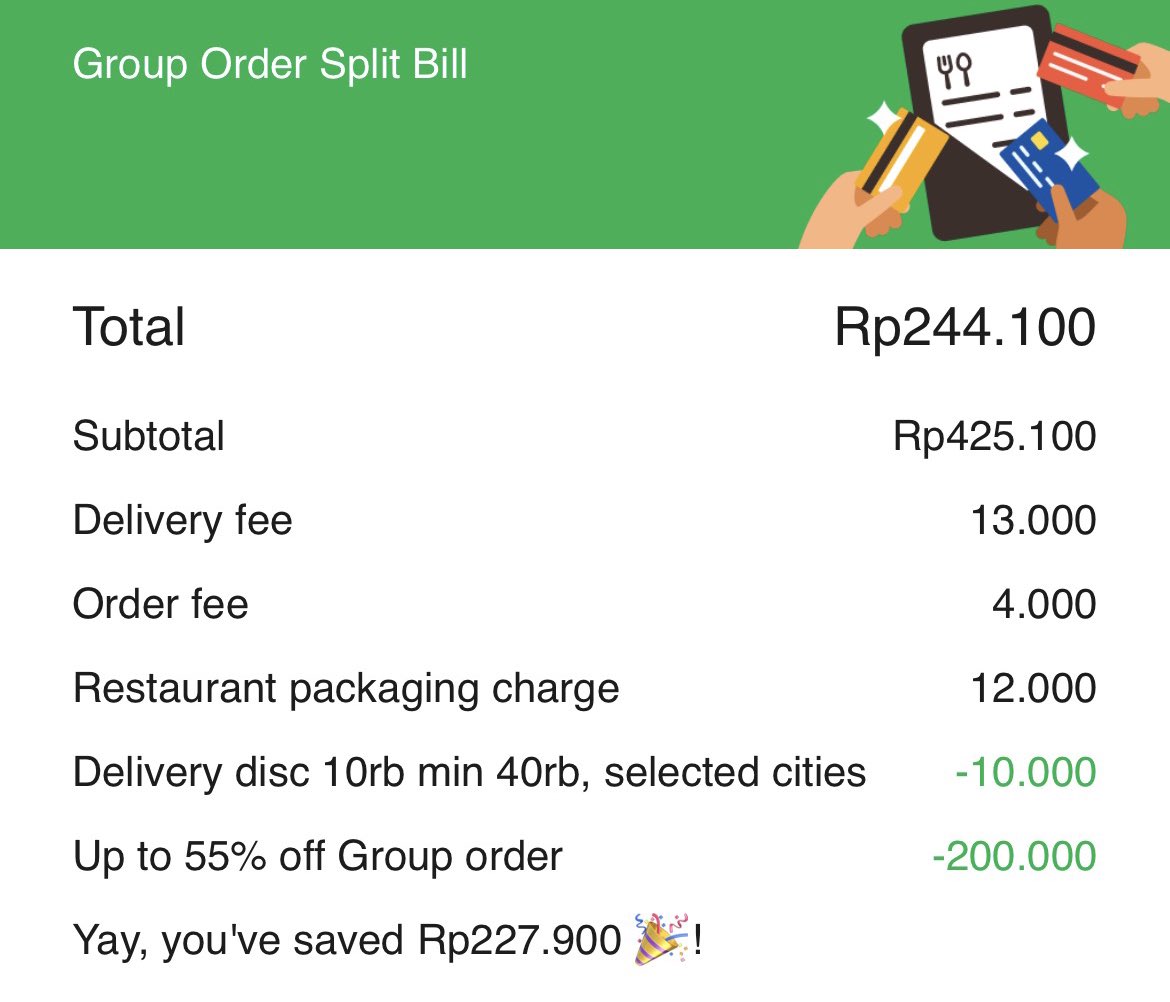Gr*b Group Order Split Bill is the best feature from the app.

My Gen Z team members are sipping their morning dose of 18rb matcha oat lattes and couldn't be happier😆