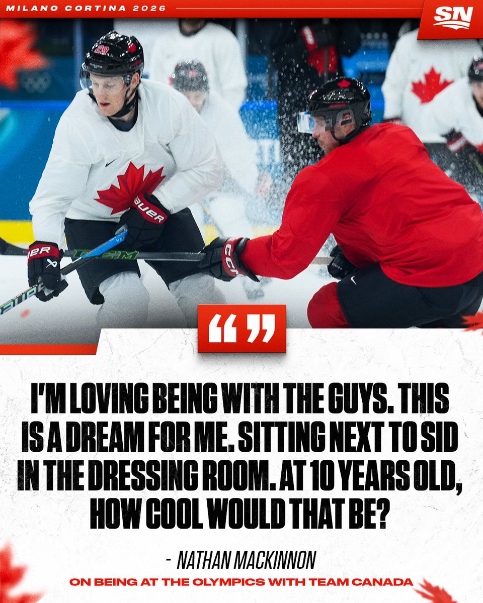 Sportsnet's tweet photo. Nate Dogg is living out his Olympic dream at #MilanoCortina2026 🍁 https://t.co/PHnKOxZZPY