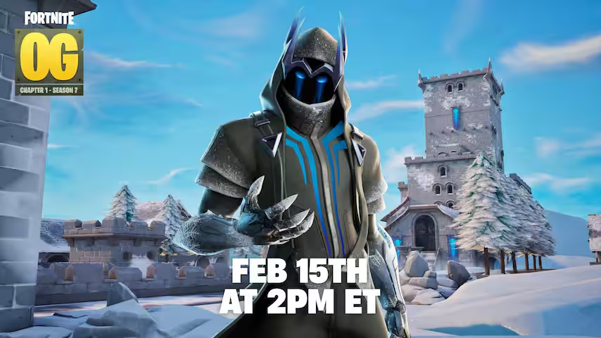 FireMonkey's tweet photo. Official Fortnite OG Event Teaser:

Fortnite OG: Ice King Event
A ruler stirs and the frost thickens… The OG Ice King Event from 2019 returns on February 15 at 2pm ET! https://t.co/4ck8QGI9Zr