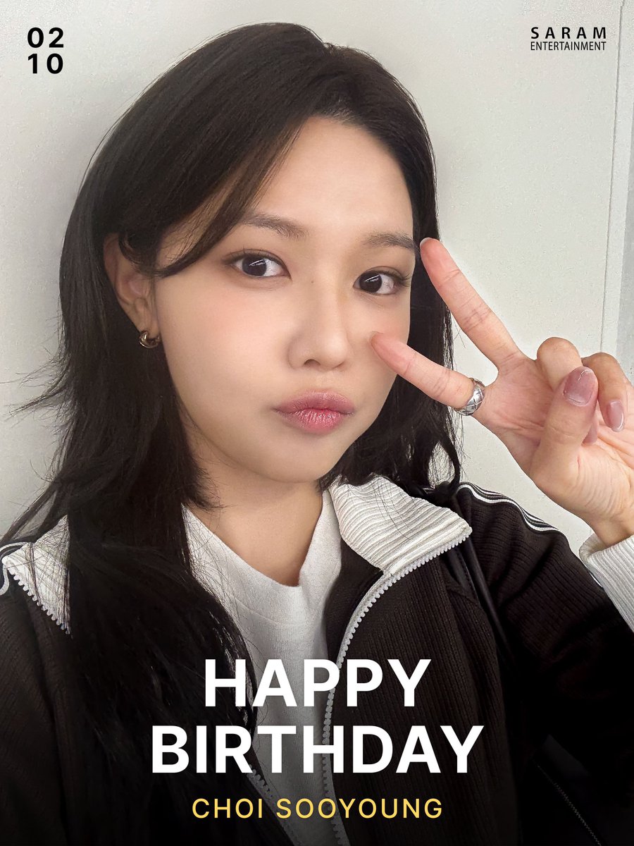 [#최수영]

𝟮𝟬𝟮𝟲.𝟬𝟮.𝟭𝟬
𝗛𝗮𝗽𝗽𝘆 𝗕𝗶𝗿𝘁𝗵𝗱𝗮𝘆 𝗖𝗵𝗼𝗶 𝘀𝗼𝗼𝘆𝗼𝘂𝗻𝗴

ෆ 배우 최수영의 생일을 축하합니다 ෆ

#ChoiSooyoung #사람엔터테인먼트 #생일 #HBD

instagram.com/p/DUjtVxrklS9/
saram.fan/story/feed/698…