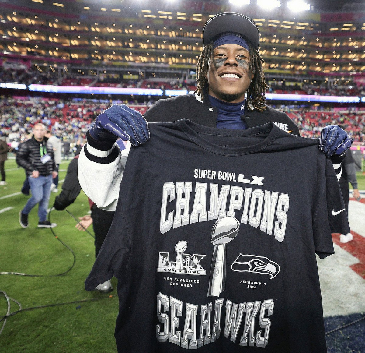 Undrafted —> Super Bowl LX Champ 🏆
Believe. 💙💚