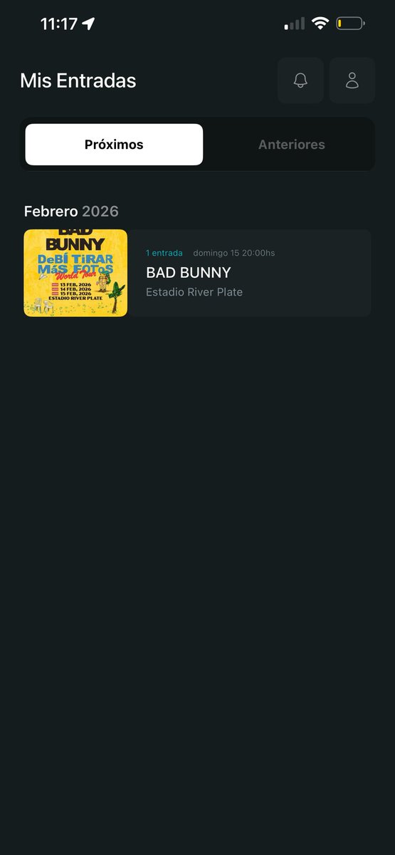 lucentix's tweet photo. VENDO 1 ENTRADA BAD BUNNY PLATEA SAN MARTÍN ALTA PARA EL 15/02 river plate

Cualquier consulta estoy a disposicion! Estoy pidiendo $340.000

Podemos hacer la transferencia presencialmente o como le quede cómodo 

Entrada / vendo / compro / bad bunny/ San Martín alta / campo https://t.co/qUGR3VPEyy