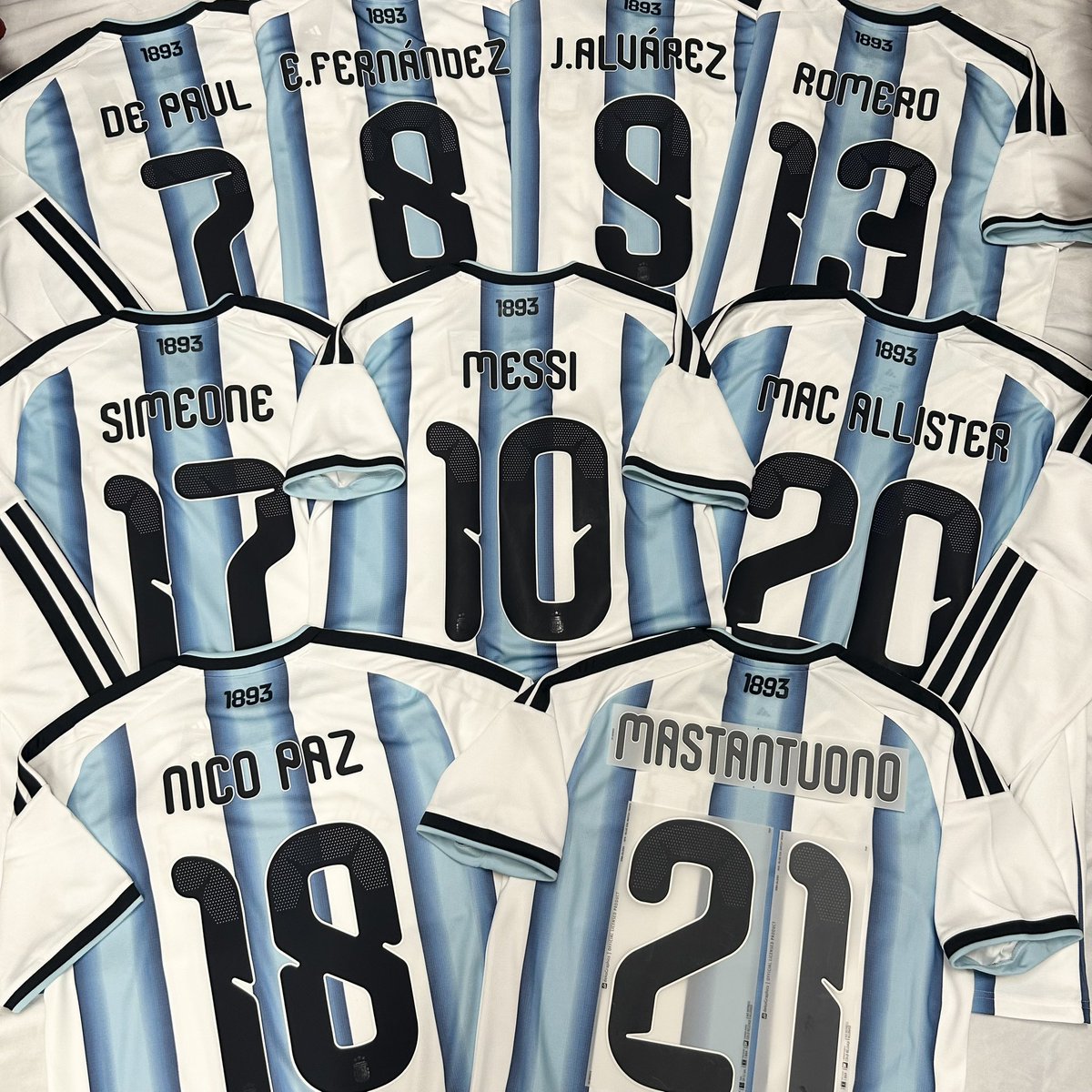 fcFA OPEN 11:00-18:00 🇦🇷 #アルゼンチン代表 次世代を担う逸材2選手