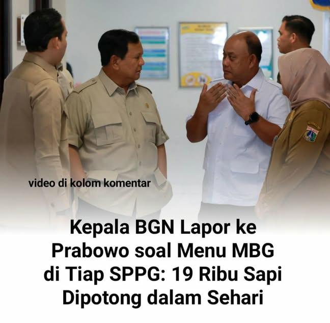 Tolong kasih tau saya!. Sekolah mana yg menu MBG nya daging sapi. Biar saya gak kuper 

Daging ya bukan kaldu