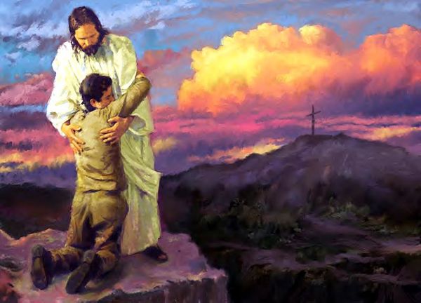 "But God demonstrates His own love toward us, in that while we were still sinners, Christ died for us" 

Romans 5:8