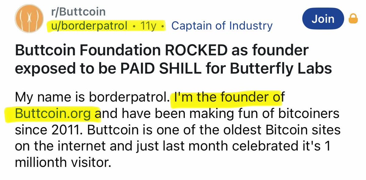 Buttcoin tweet media