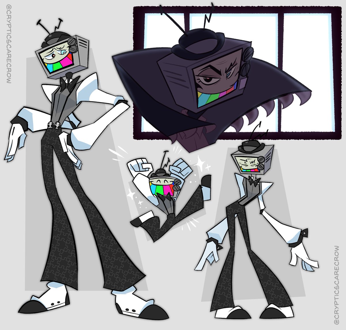 Puzzly doodle page! Trying to get a style down that's easier to