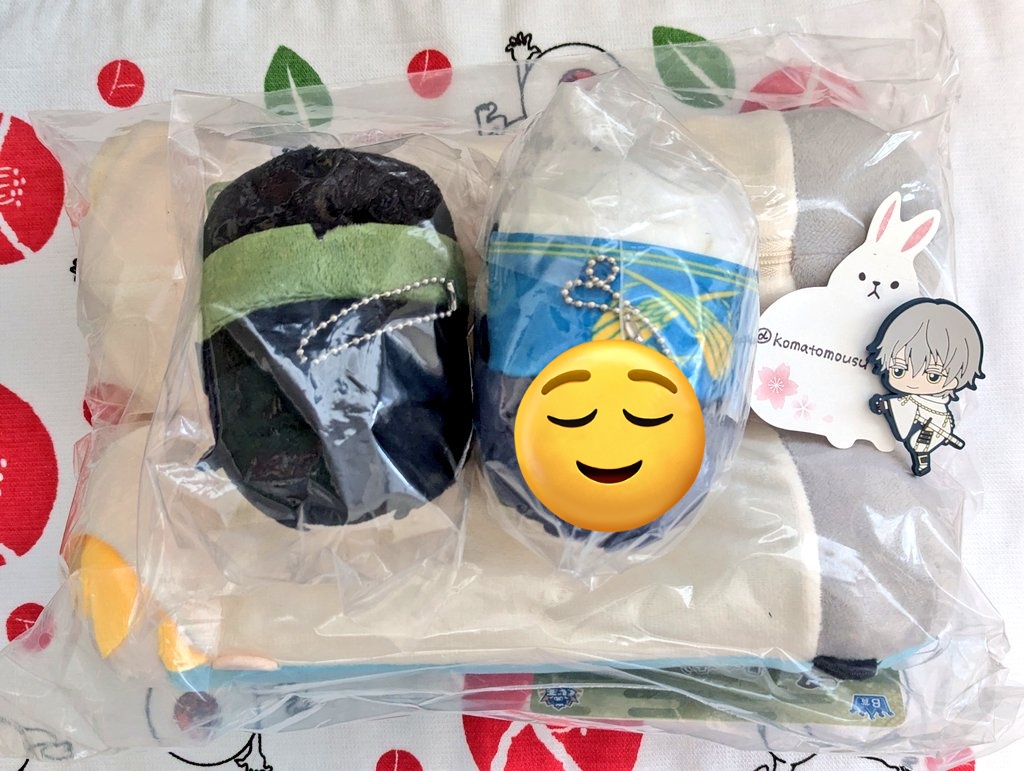 komatomousu's tweet image. 【譲渡】もちもちマスコット 刀剣乱舞 もちマス

【譲】
♡稲葉 大般若 水心子 大包平 (くじ:豊前)
☆ 村雲 (ミニ:髭切 大包平) (くじ:山姥切＆加州ポーチ)
★明石 和泉守 (軽装:陸奥守) (くじ:歌仙)
◯大和守 乱 (内番:日本号)

【求】
定価+送料

♡→◯2点
☆→◯1点

主探し中
1もちよりお気軽に