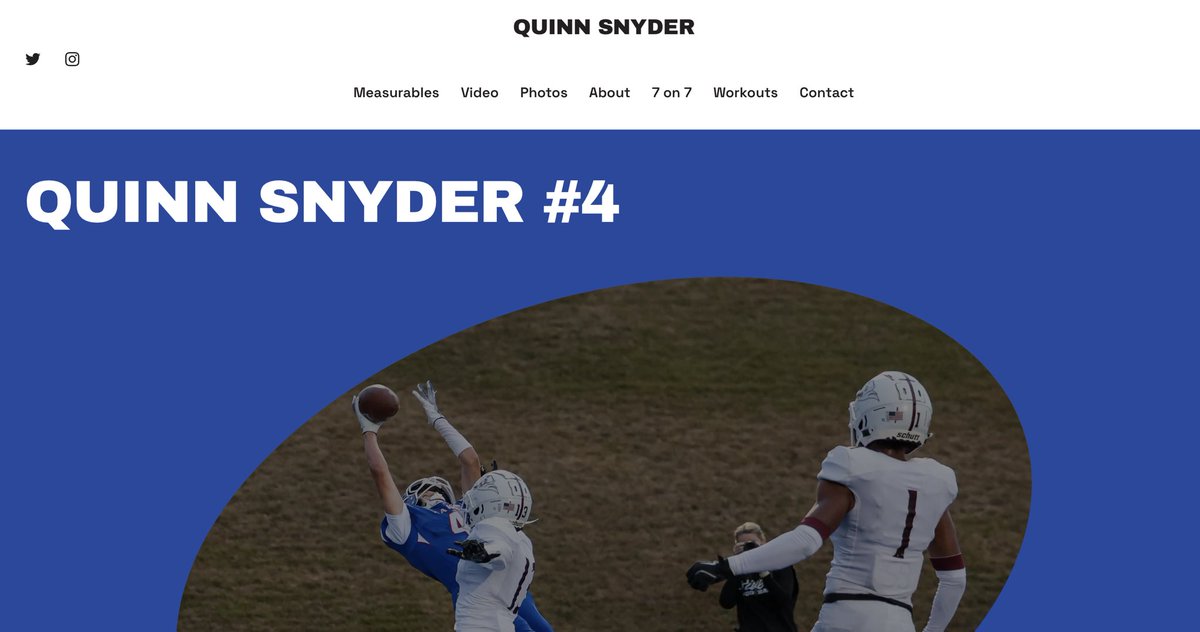 QUINN SNYDER 27’ DUAL SPORT ATHLETE tweet media