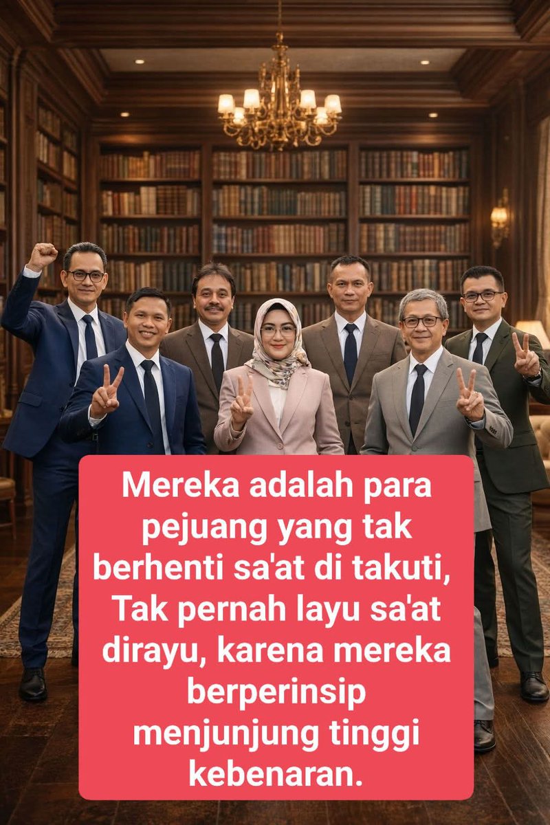 MEREKA ADALAH PARA PEJUANG YANG TAK BERHENTI SAAT DI TAKUTI, TAK PERNAH LAYU SAAT DI RAYU, KARENA BERPRINSIP MENJUNJUNG TINGGI KEBENARAN....‼️

#JemputPaksaJokowiKeKPK
#JemputPaksaJokowiKeKPK
🆘🆗