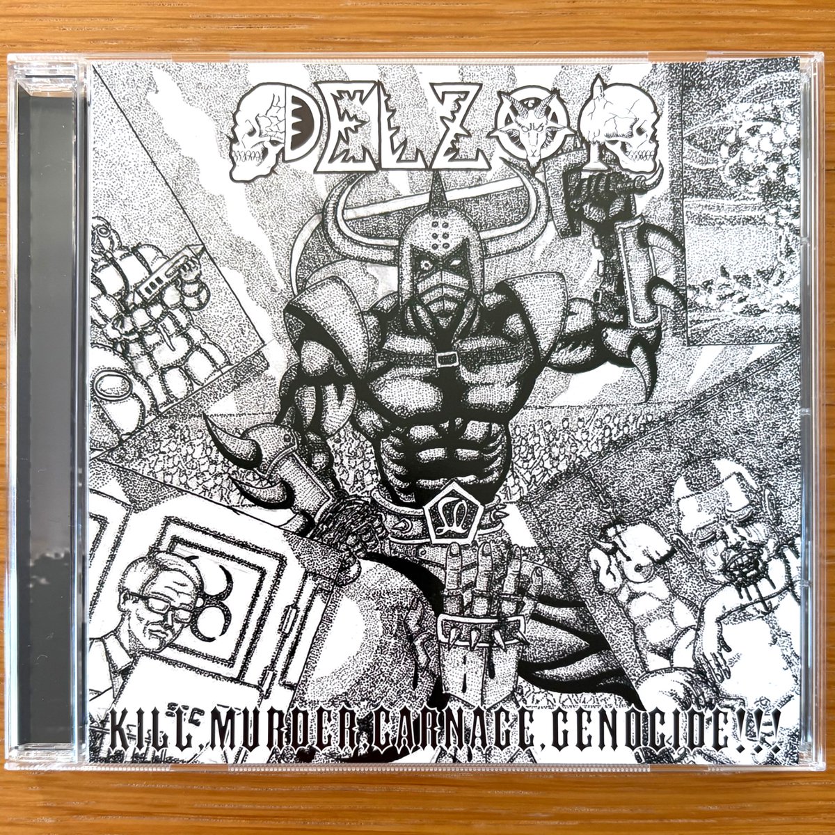 きのう聴いたCD Delzor「Kill, Murder, Carnage, Genocide!!!」2026