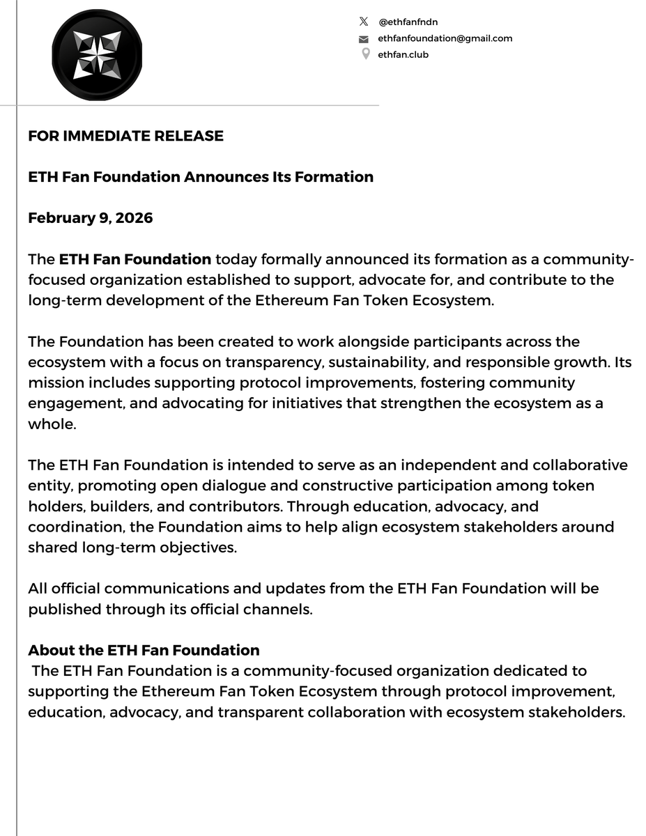 EthFan Foundation (@ethfanfndn) on Twitter photo 
