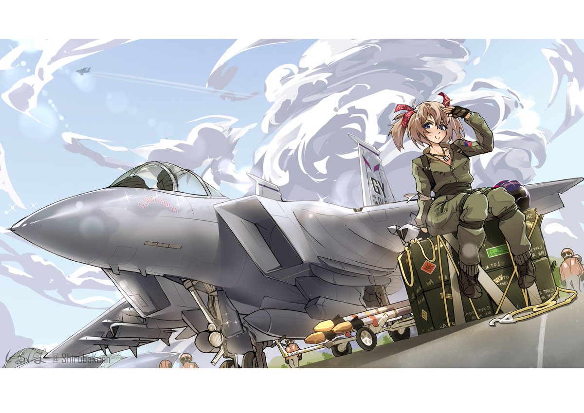 Remenbering the first time that i got a commission to draw an aircraft

OC belongs to: <a href="/anormal_v123/">Vivian</a> S2