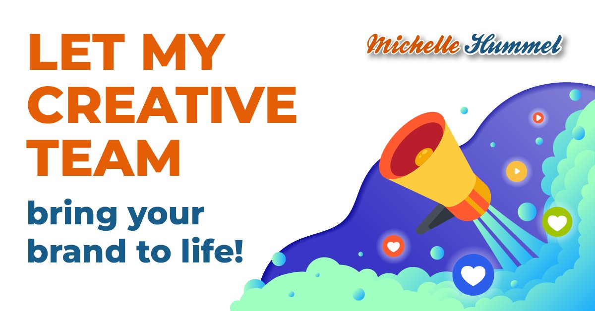 Michelle_Hummel's tweet image. ✨ Stand out from the crowd with custom branded videos and images that captivate your audience's attention. Let my creative team bring your brand to life! bit.ly/46VVp7A  #Branding #VisualContent 🎥