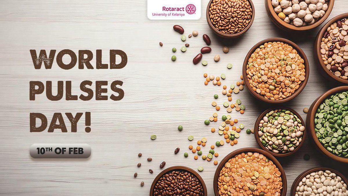 RACUOK's tweet photo. On this World Pulses Day, let's celebrate the importance of grains for better health, sustainable agriculture, and a nutritious world. Read more:
🔗 https://t.co/9DX5Z0QGgA

#Rotaract #RID3220 #UniteForGood #TodaysYouth #TomorrowsFuture
#ReachingAllCornersUnitingOurKindness #RACU https://t.co/6DOSHB26Hd