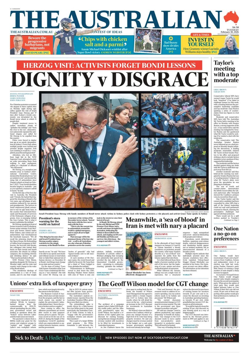 vittart75's tweet image. Australie. Visite d'Isaac #Herzog après l'attentat islamiste à #BondiBeach. Affrontements avec la police dotée de pouvoirs spéciaux à Sidney &amp;amp; Melbourne lors de manifestations contre la visite du Président d'#Israel. #antisemitisme