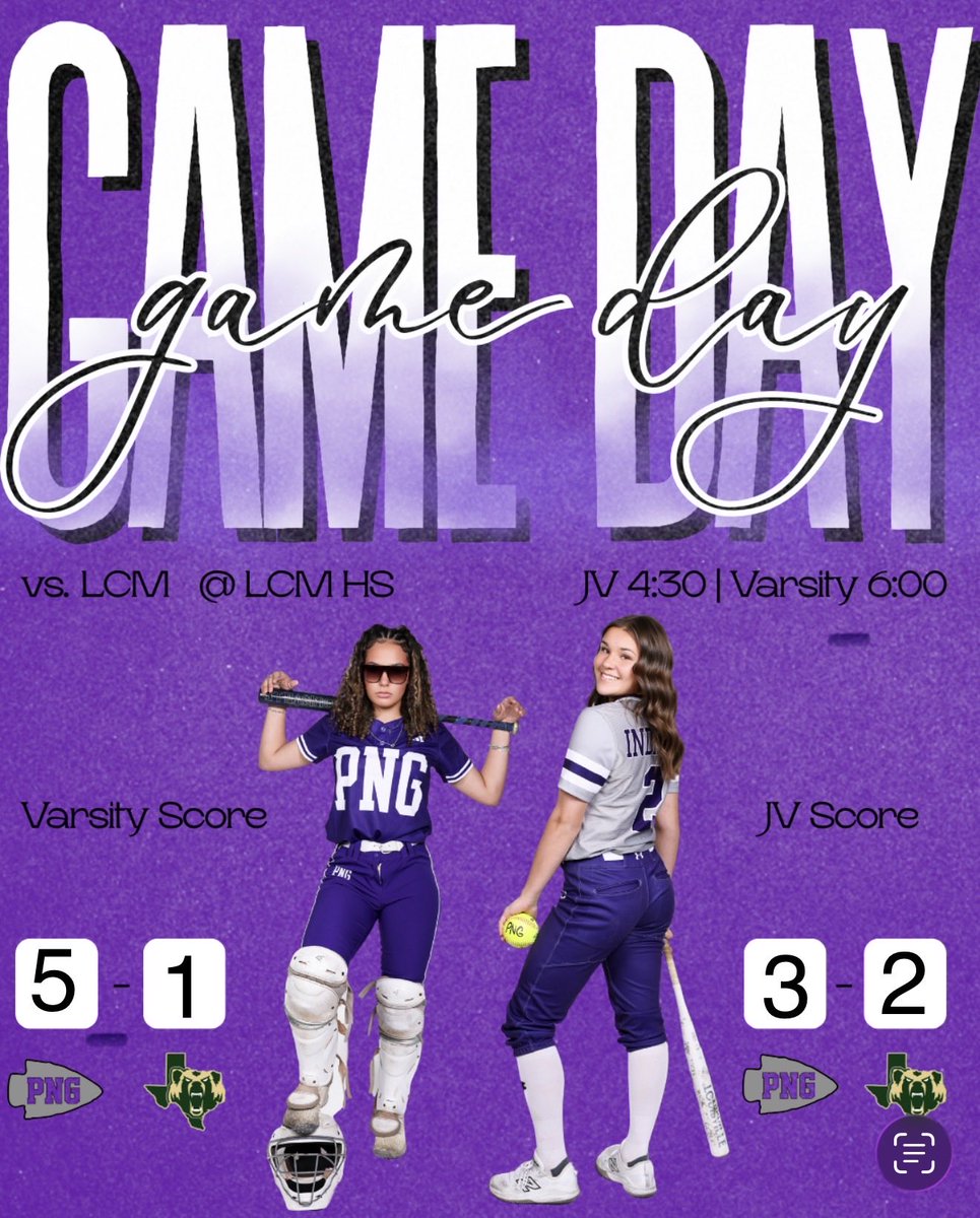 SoftballPng's tweet photo. A program sweep against LCM!! Full team effort from JV and Varsity!! Stellar performance in the circle from McKayla Hranicky with 15 Ks 🔥 and congrats to Ally Macneil on hitting a two run HR to help JV get ahead!! 👏🏻 https://t.co/KW2FkPuOJ5