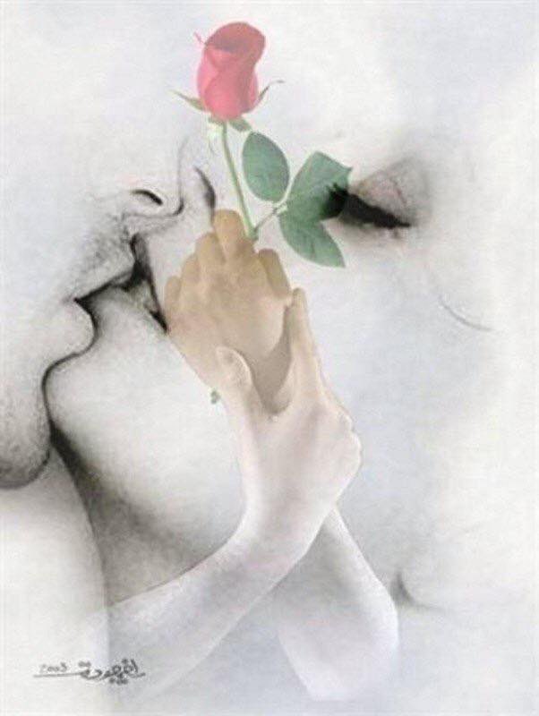 10106. Cerremos nuestros ojos y besemos apasionadamente deleitemos la miel del néctar de nuestros besos de amor, piel sobre piel unidos en un solo latido de nuestros corazones te contaré cada lunar de tu cuerpo con mis besos Mi Amor Te Amare Eternamente tu poeta de mil ❤️🌹🇲🇽.