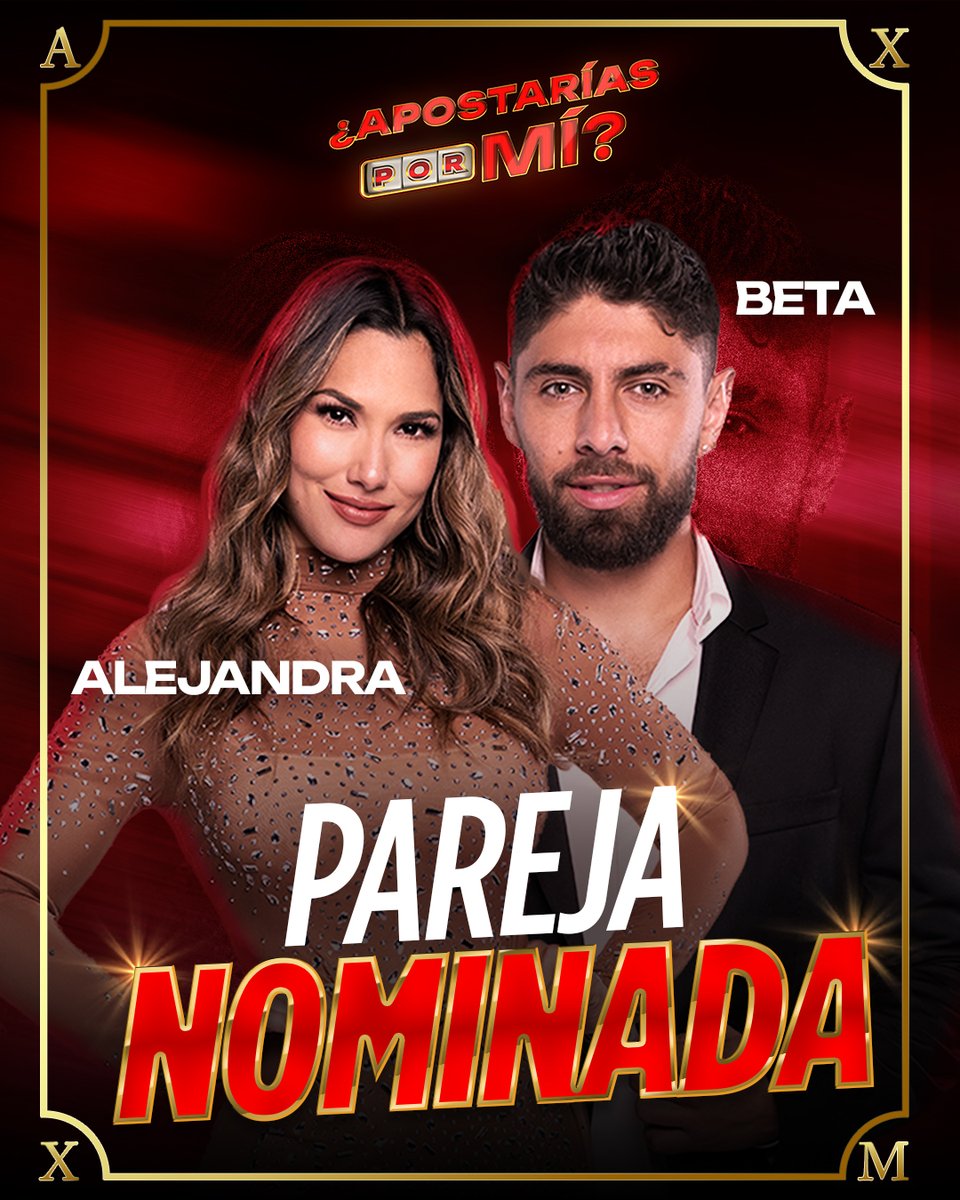 #Alejandra y #Beta son la PRIMERA PAREJA NOMINADA en ¿#ApostaríasPorMí? 😥

💞📺 ¿#ApostaríasPorMí?, disponible por #ViX, #Univision, #Unimás y #LasEstrellas