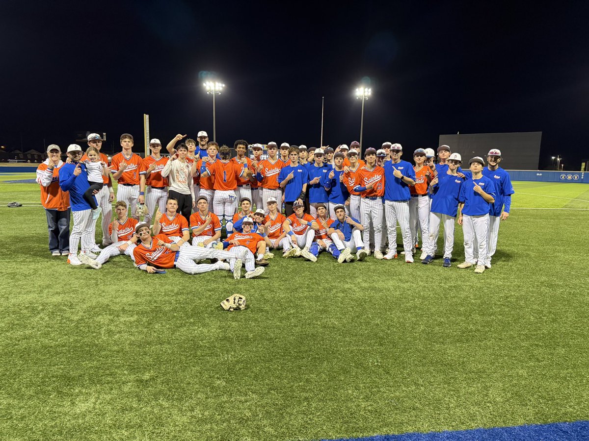 slc_baseball's tweet photo. SAINTS WIN 8-0!  

Trace Moreau was lights out on the mound! 7 IP 1 hit 8 K’s!  Complete Game Win with some great defense behind him! https://t.co/5Z8r3cgXgl