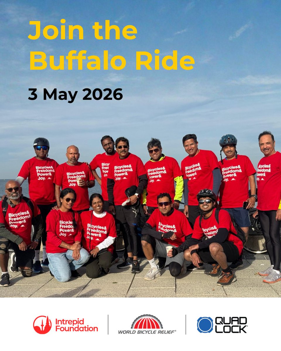 WBR_Australia's tweet image. Last year, Dr Rama and his team Wheels For Change rode for impact during our annual #BuffaloRide, raising the equivalent of 56 Buffalo Bicycles. 

Join us in 2026 and unlock opportunity for women and girls in low-income rural communities: buffaloride.org

#PedalToEmpower