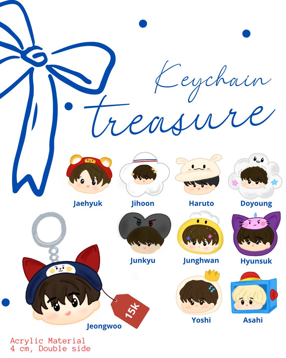 chxopuff's tweet photo. RT / like will be much appreciated 😘

[PRE ORDER] 
Keychain Treasure Truz 💙

💸 Price 15k | dp 5k
✩ 2mm, double sides 
✩ size ± 4 cm
📆 close: 17 Februari 2026

🖇️ order and details: 
https://t.co/aGkN5hdUuQ https://t.co/MDYhVWIVJQ