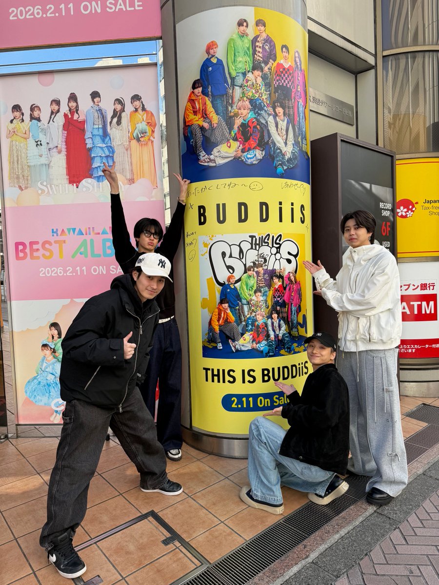 しぶやスタダ】#タワ渋訪店 @buddiis ／ 明日メジャー1stアルバム