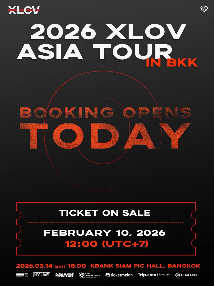D-day 🎫 Ticket On Sale: February 10, 2026, 12:00 (UTC+7) 2026