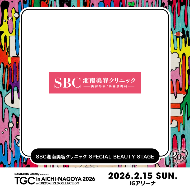 TGCnews's tweet photo. ⋱ステージ紹���📢⋰
Samsung Galaxy presents TGC in あいち・なごや 2026

SBC湘南美容クリニック SPECIAL BEAUTY STAGE @SBC_jonetsu

#レミノでリアタイTGC
2月15日（日）13:20よりLeminoで独占無料生配信🎥✨
https://t.co/J0J0KdDiZG

チケット一般販売中！

#TGCあいちなごや #TGC
