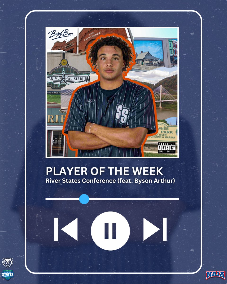 🎵 𝓟𝓵𝓪𝔂𝓮𝓻 𝓸𝓯 𝓽𝓱𝓮 𝓦𝓮𝓮𝓴 🎵

Byson Arthur has been named River States Conference Player of the Week 😤

Full release here ➡️ ow.ly/W27e50Yc0YE

#GoBears