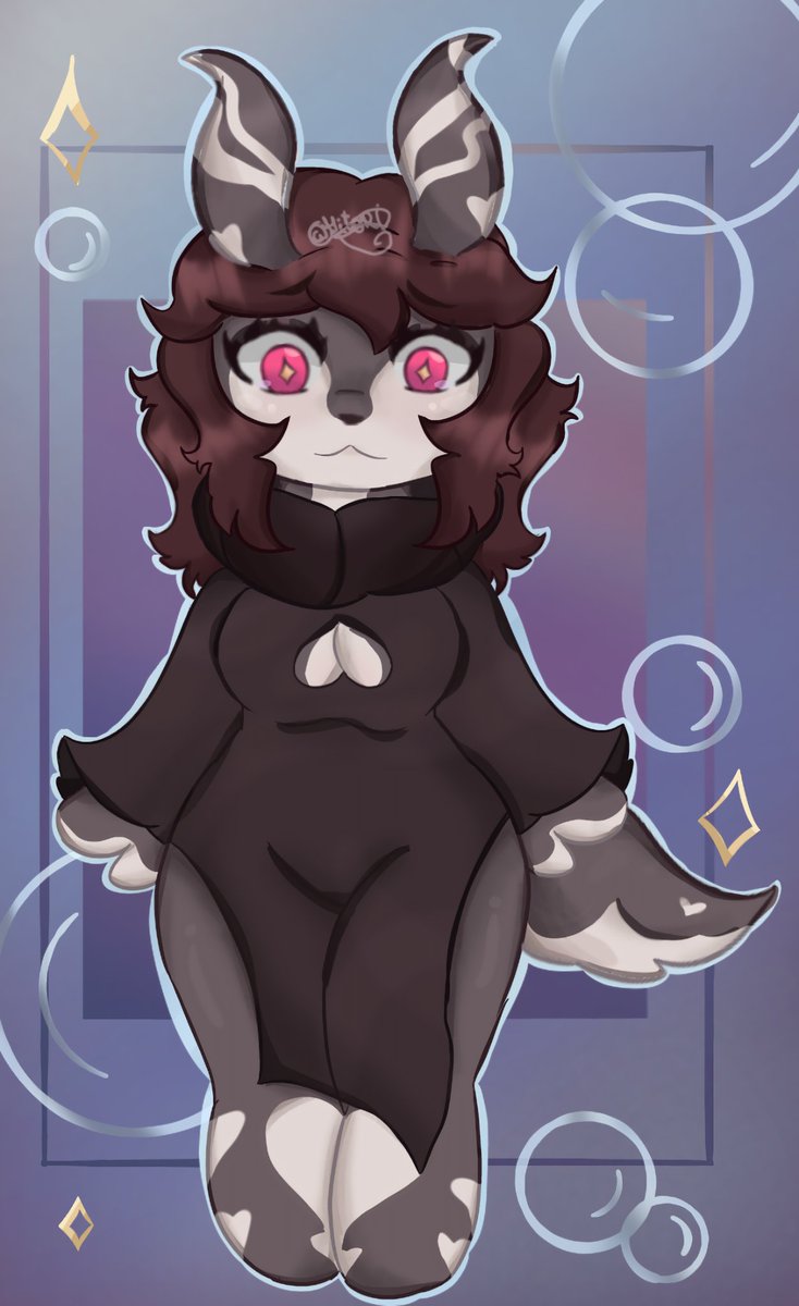 Tori melusina recién terminada wiwiwi 🤍✨

#Oc #GenshinImpact