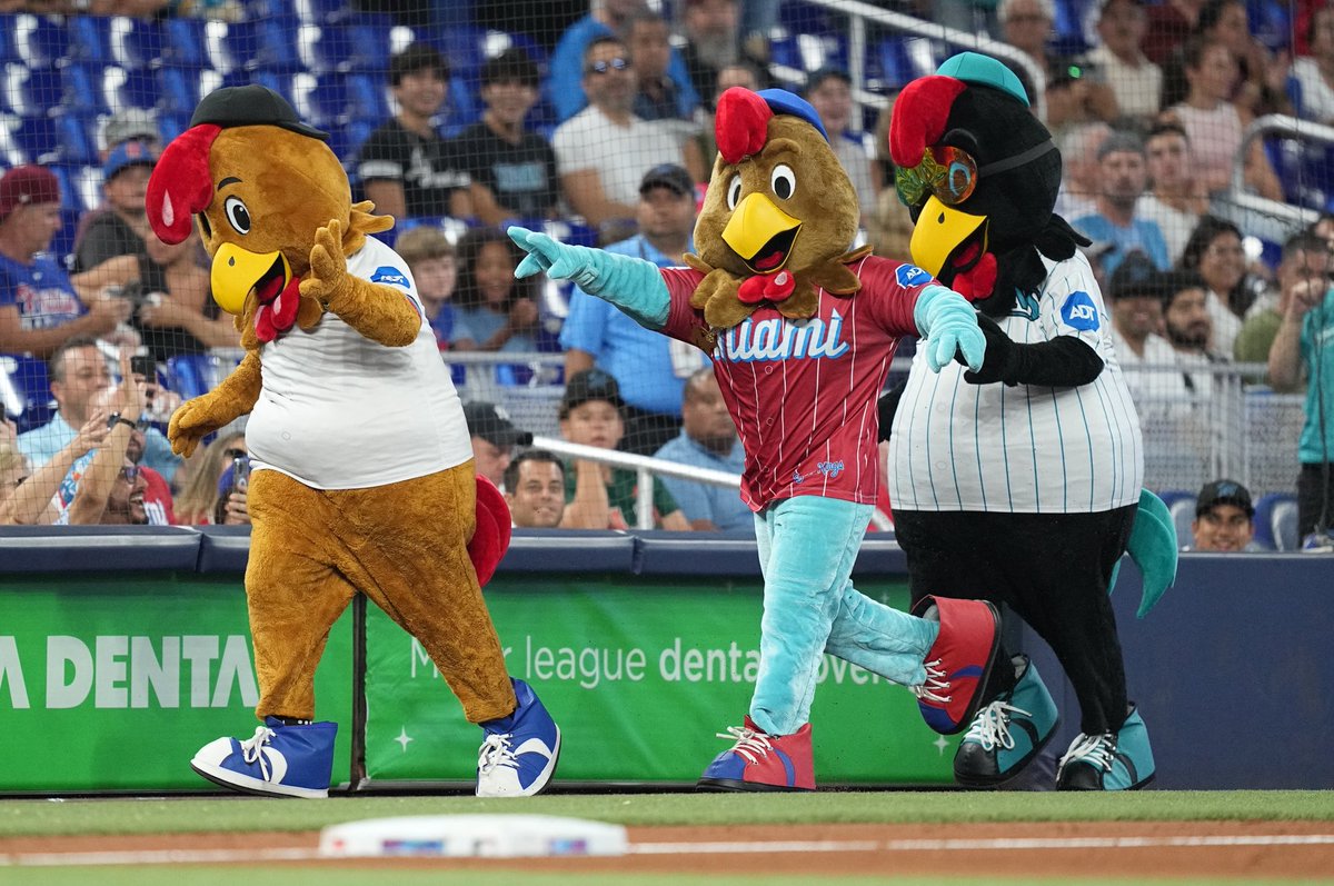 The Rooster Race at loanDepot park has been discontinued, a team source says.

The race, introduced Aug. 1, 2023, featured Pepito, Charlie and Bobby. 

They’ll still interact with fans at the ballpark, but Billy the Marlin will again take the spotlight—rightfully so.