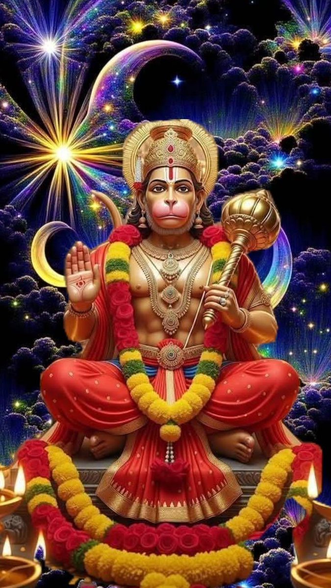 𖤐⭒๋࣭ ⭑🚩🏵️ ॐ हनुमंते नमः। 🏵️🚩𖤐⭒๋࣭ ⭑
❀𖤣𖥧𖡼⊱✿⊰𖡼𖥧𖤣❀❀𖤣𖥧𖡼⊱✿⊰𖡼𖥧𖤣❀❀⊱✿⊰
हनुमान जी केवल बल के प्रतीक नहीं हैं, वे बुद्धि, विवेक और भक्ति के जीवंत स्वरूप हैं। उनकी महिमा अनंत है🧡
जैसे हनुमान जी ने समुद्र लांघकर असंभव को संभव किया, वैसे ही आप भी अपने हर