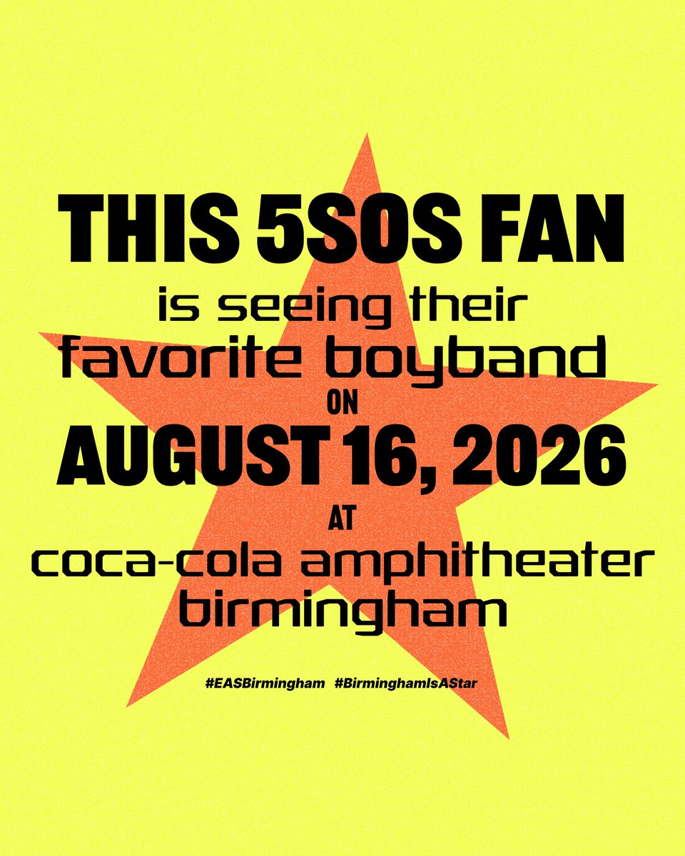 The5SOSYears's tweet image. New 5SOS Tour Dates = UPDATE TIME! 

Don’t worry, we’ve got you covered for the new dates 🤩 

Are you seeing @5SOS live in concert in 2026?! Let everyone know you are attending the Everyone’s A Star! World Tour ⭐️ #5SOS #5SecondsofSummer #EveryonesAStar #EASTour