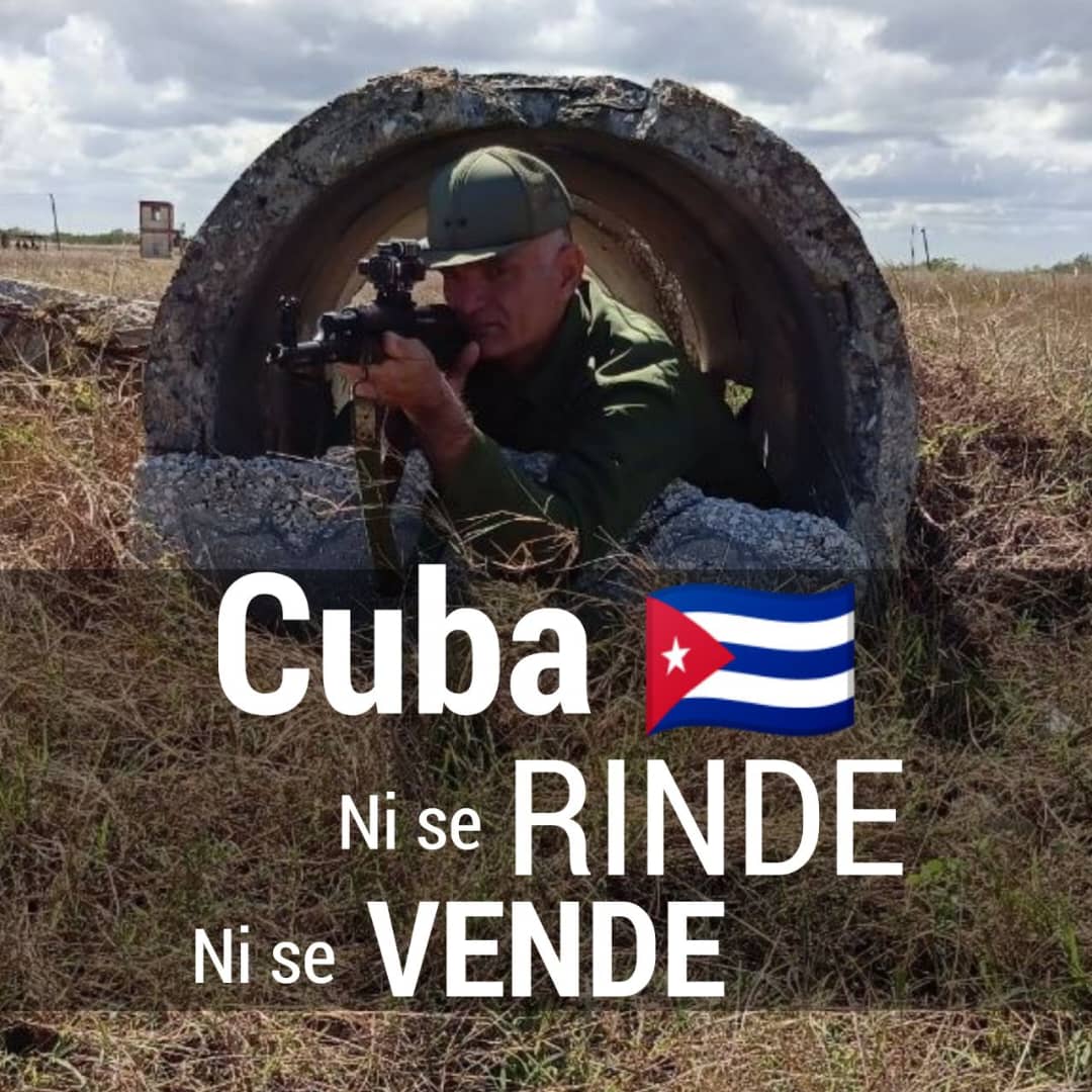 Venimos de una estirpe que jamás se arrodilló.  
Somos herederos de quienes combatieron en la manigua,  
de un pueblo que aprendió a resistir incluso cuando el viento sopla en contra.  
Aquí no se compra la dignidad ni se negocia la memoria.  
#CubaEstáFirme