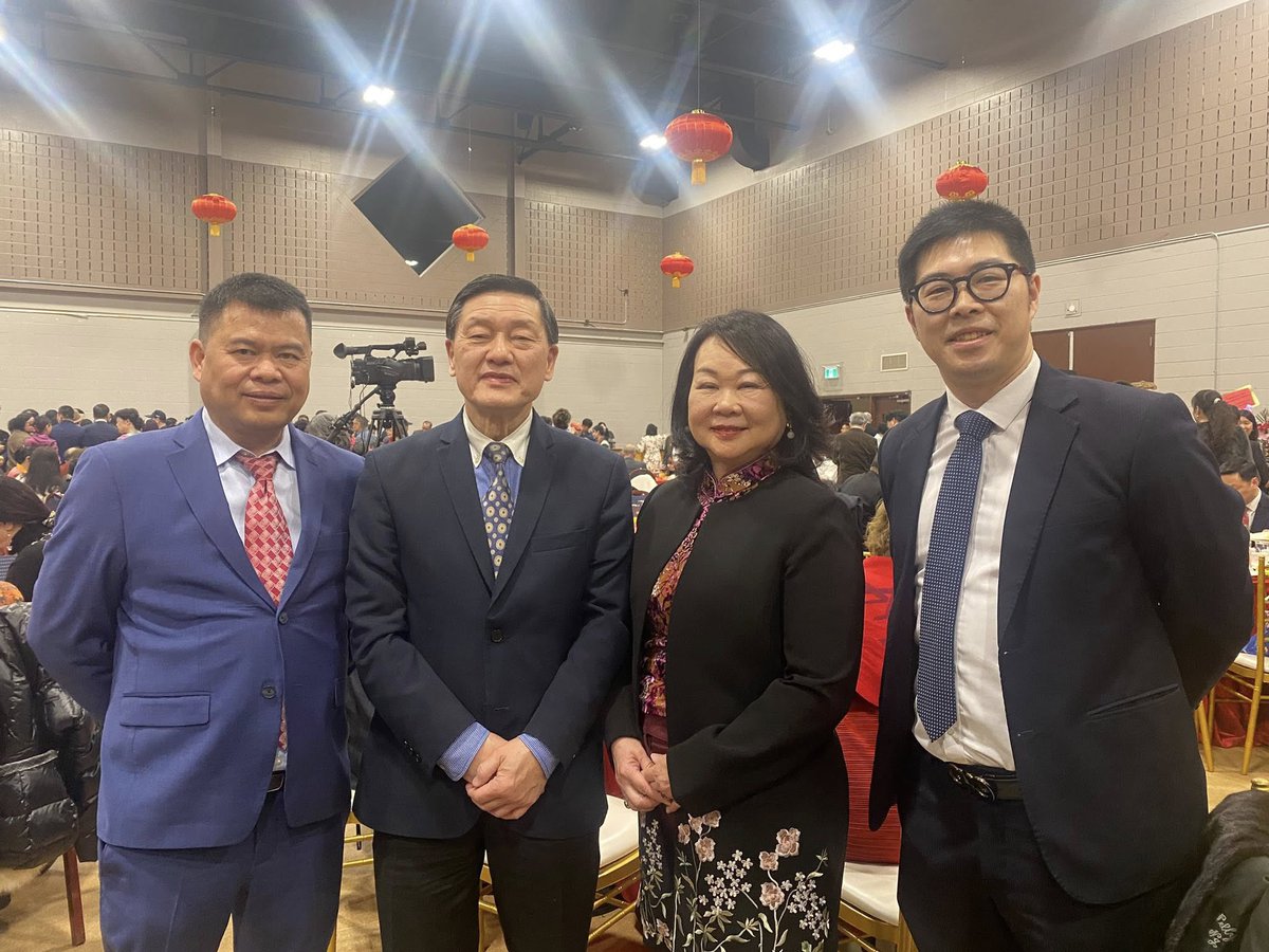 SandraTamMT's tweet photo. Kicking off the Chinese New Year celebrations with a wonderful reception hosted by the Consulate General of the People’s Republic of China in Toronto! Beautiful cultural performances and renewed hopes for continued goodwill and friendly exchanges between our two countries. https://t.co/iFkW2ppPjQ