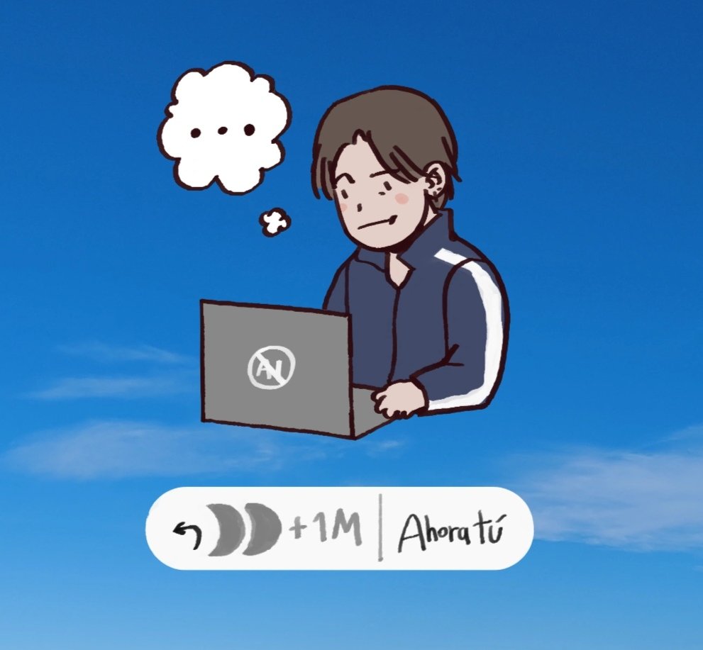 Hoy en insta stories subí:
"Di no a la genAI. No es necesario seguir inflando la burbuja y gastar tantos recursos del planeta. Coge un lápiz, o apoya a tu amigo con más experiencia 💫" a raíz de otra trend más #NoAI