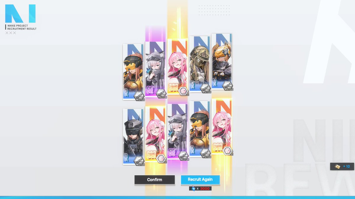 Hedge_Edge23's tweet photo. 'Ahh,...another week, another weekly reset. Velvet's banner ends in a few days. Lemme see if I can at least get one more co- Oh, THREE golds? Hope one is Ve-
WHAAAAAT??'
Image speaks for itself. Don't think I even need to say anything.
🩷☕
#NIKKE #Velvet #FatalMaid https://t.co/tg1IGtIfNb